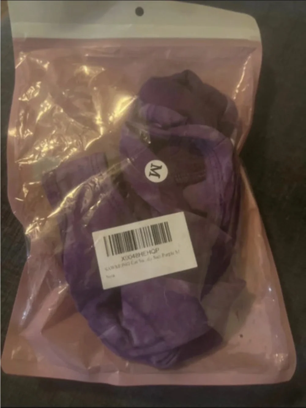 Tie-Dye Purple Sleeveless Pet Onesie